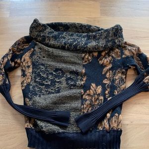 Free People Off the Shoulder Wool Sweater